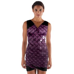 Sphere 3d Geometry Math Design Wrap Front Bodycon Dress by Celenk