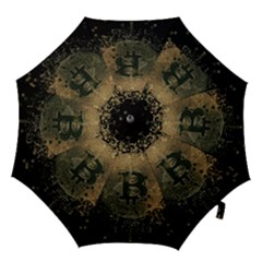 Bitcoin Cryptocurrency Blockchain Hook Handle Umbrellas (large) by Celenk