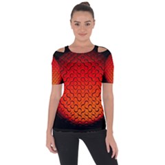 Sphere 3d Geometry Structure Short Sleeve Top by Celenk