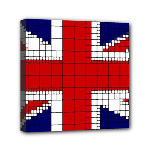 Union Jack Flag Uk Patriotic Canvas Travel Bag