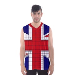 Union Jack Flag Uk Patriotic Men s Basketball Tank Top