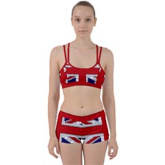 Union Jack Flag Uk Patriotic Women s Sports Set