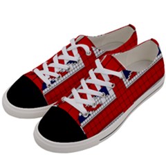 Union Jack Flag Uk Patriotic Women s Low Top Canvas Sneakers