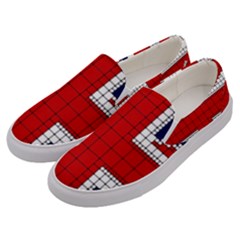 Union Jack Flag Uk Patriotic Men s Canvas Slip Ons