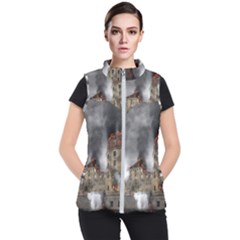 Destruction Apocalypse War Disaster Women s Puffer Vest by Celenk