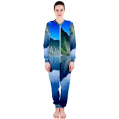Mountain Water Landscape Nature Onepiece Jumpsuit (ladies)  by Celenk