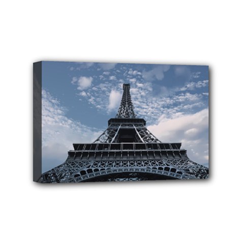 Eiffel Tower France Landmark Mini Canvas 6  X 4  by Celenk