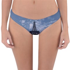 Eiffel Tower France Landmark Reversible Hipster Bikini Bottoms by Celenk