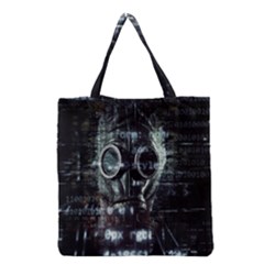 Gas Mask Contamination Contaminated Grocery Tote Bag by Celenk