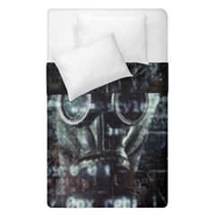 Gas Mask Contamination Contaminated Duvet Cover Double Side (single Size) by Celenk