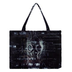 Gas Mask Contamination Contaminated Medium Tote Bag by Celenk