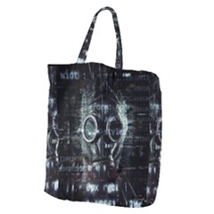 Gas Mask Contamination Contaminated Giant Grocery Zipper Tote by Celenk