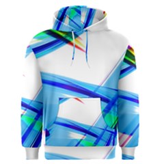 Lines Vibrations Wave Pattern Men s Pullover Hoodie