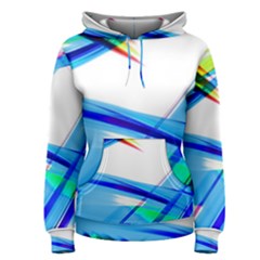 Lines Vibrations Wave Pattern Women s Pullover Hoodie
