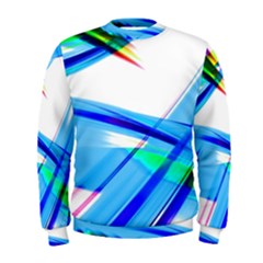 Lines Vibrations Wave Pattern Men s Sweatshirt