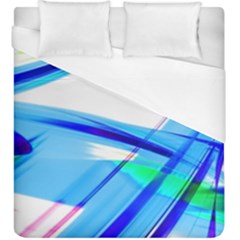 Lines Vibrations Wave Pattern Duvet Cover (king Size) by Celenk