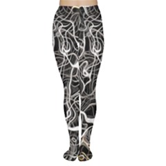 Abstract Pattern Backdrop Texture Women s Tights