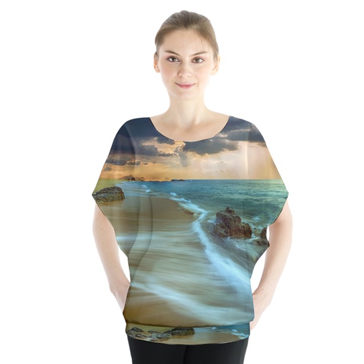 Beach Shore Sand Coast Nature Sea Blouse