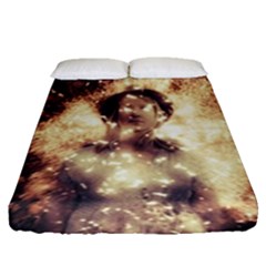 Science Fiction Teleportation Fitted Sheet (queen Size) by Celenk