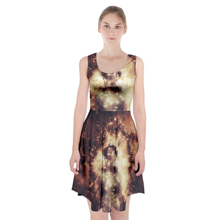 Science Fiction Teleportation Racerback Midi Dress