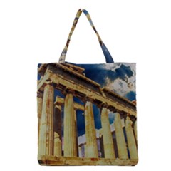 Athens Greece Ancient Architecture Grocery Tote Bag by Celenk