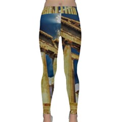 Athens Greece Ancient Architecture Classic Yoga Leggings by Celenk