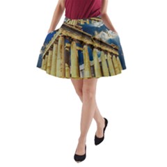 Athens Greece Ancient Architecture A-line Pocket Skirt by Celenk