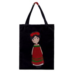 Frida Kahlo Doll Classic Tote Bag by Valentinaart