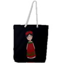 Frida Kahlo doll Full Print Rope Handle Tote (Large) View1