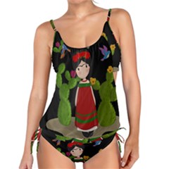 Frida Kahlo Doll Tankini Set by Valentinaart