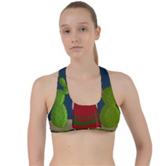 Frida Kahlo Doll Criss Cross Racerback Sports Bra by Valentinaart