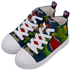 Frida Kahlo Doll Kid s Mid-top Canvas Sneakers by Valentinaart