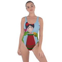 Frida Kahlo Doll Bring Sexy Back Swimsuit by Valentinaart