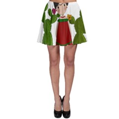 Frida Kahlo Doll Skater Skirt by Valentinaart