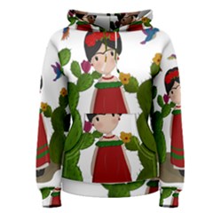 Frida Kahlo Doll Women s Pullover Hoodie by Valentinaart