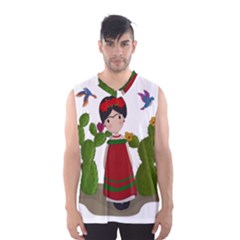 Frida Kahlo Doll Men s Basketball Tank Top by Valentinaart