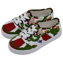 Frida Kahlo Doll Kids  Classic Low Top Sneakers by Valentinaart