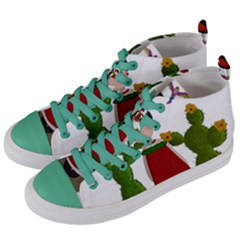 Frida Kahlo Doll Women s Mid-top Canvas Sneakers by Valentinaart