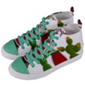 Frida Kahlo doll Women s Mid-Top Canvas Sneakers View2