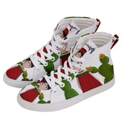 Frida Kahlo Doll Women s Hi-top Skate Sneakers by Valentinaart