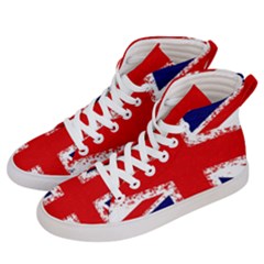 Union Jack London Flag Uk Women s Hi-top Skate Sneakers by Celenk