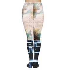 Ransomware Cyber Crime Security Women s Tights