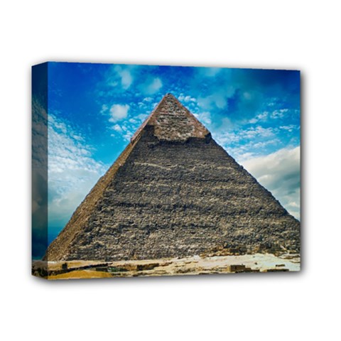 Pyramid Egypt Ancient Giza Deluxe Canvas 14  X 11  by Celenk
