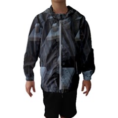 Backdrop Pattern Surface Texture Hooded Wind Breaker (kids) by Celenk