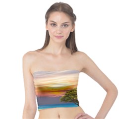 Tree Sea Grass Nature Ocean Tube Top