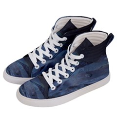 Landscape Night Lunar Sky Scene Women s Hi-top Skate Sneakers by Celenk