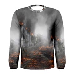 Armageddon Destruction Apocalypse Men s Long Sleeve Tee by Celenk