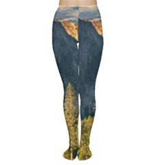 Mountains Landscape Rock Forest Women s Tights