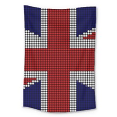 Union Jack Flag British Flag Large Tapestry by Celenk