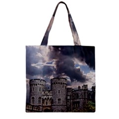 Castle Building Architecture Zipper Grocery Tote Bag